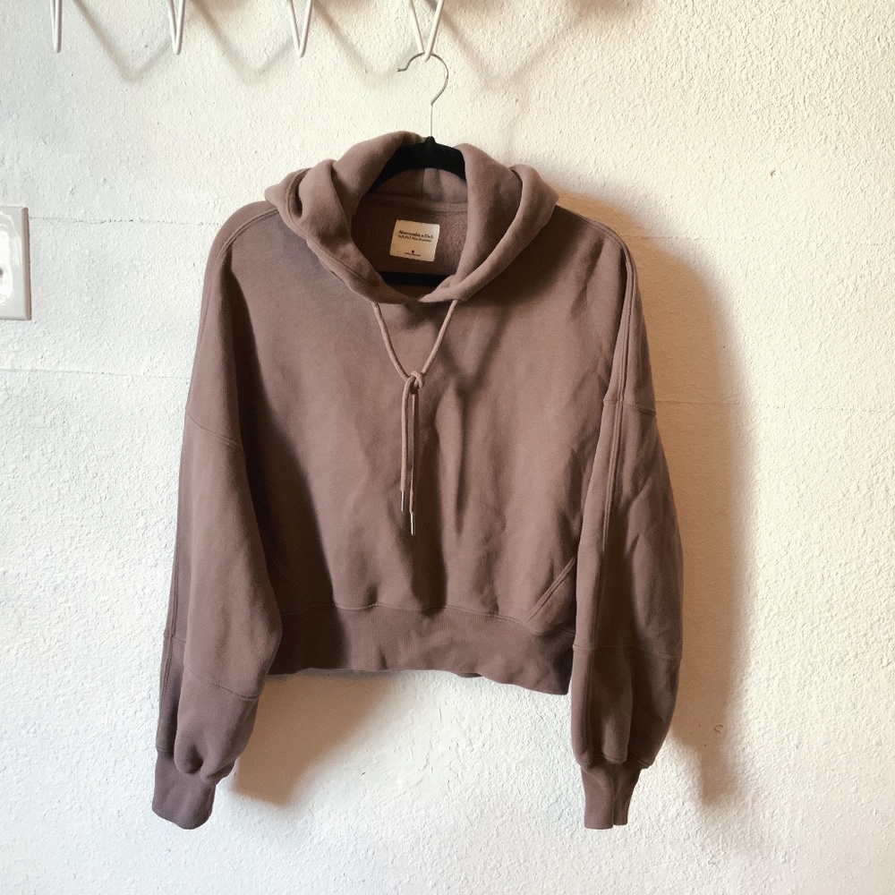 Brown Abercrombie & Fitch Hoodie